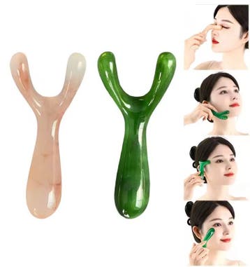 Y-Vorm Gua Sha Gezichtstool voor Lifting en Massage, Verzenden, Nieuw
