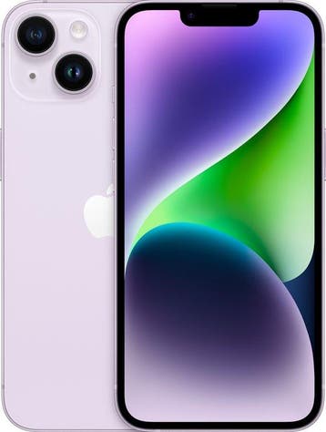 (Ex demo) Apple iPhone 14 (model 2022) paars 128GB +, Ophalen of Verzenden, Nieuw
