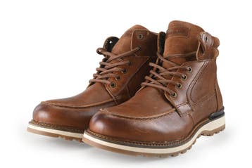 River Woods Veterboots in maat 45 Cognac, Overige kleuren, Verzenden, Boots, Zo goed als nieuw