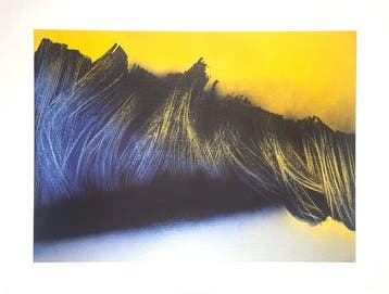 Hans Hartung - T1971-R30 - Offset lithograph - Licensed