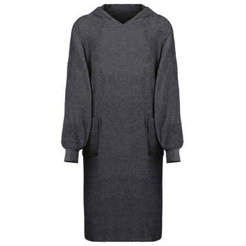vidaXL Deken hoodie KINN Antraciet XL Katoen, Verzenden, Nieuw