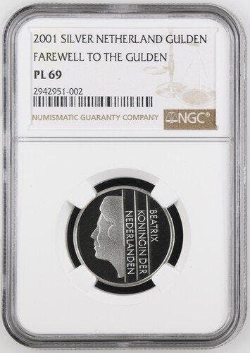 Nederland. 1 Gulden 2001 (Zonder minimumprijs), Postzegels en Munten