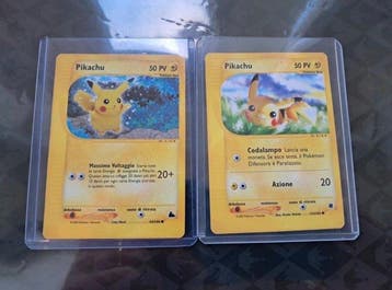 Pokémon - 2 Card - Pikachu 124/165 - 84/144 First edition -, Nieuw