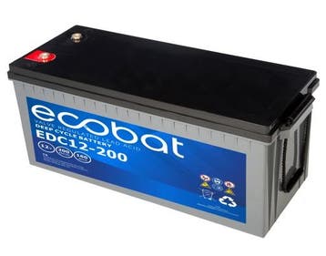 Ecobat AGM Deep Cycle accu | EDC12-200 | 12V 200Ah, Ophalen of Verzenden, Nieuw