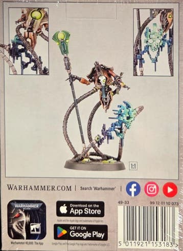 Necrons Psychomancer (Warhammer 40.000 nieuw), Hobby en Vrije tijd, Wargaming, Ophalen of Verzenden, Nieuw