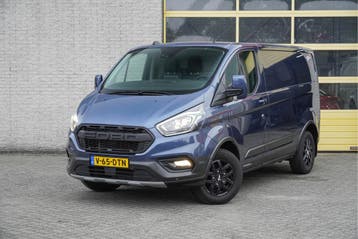 Ford Transit Custom 300 2.0 TDCI L1H1 Trail BJ2022 Lmv 16 (, Gebruikt, Blauw, Leder, Dealer onderhouden