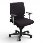 Haworth Comforto 77 bureaustoel, tempur zitting, zwart, Overige plaatsen, Ophalen of Verzenden, Gebruikt, Stoel