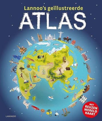 Boek Lannoos geïllustreerde atlas 9789401437820, Verzenden, Zo goed als nieuw