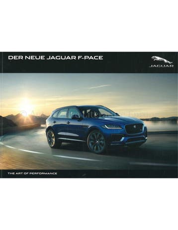 2016 JAGUAR F-PACE BROCHURE DUITS, Boeken, Nieuw, Author