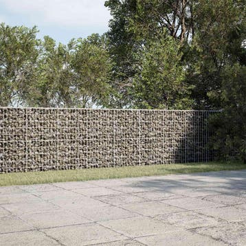 vidaXL Gabion met 3,5 mm Draad en 5x10 cm Mesh 1150x100x100, Verzenden, Nieuw, IJzer