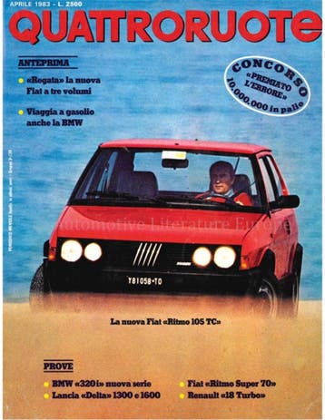 1983 QUATTRORUOTE MAGAZINE 330 ITALIAANS, Nieuw, Author