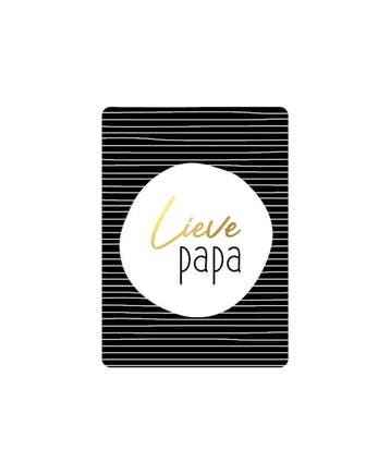 1x Cadeaukaart Lieve PAPA (Cadeaukaarten A7), Ophalen of Verzenden, Nieuw