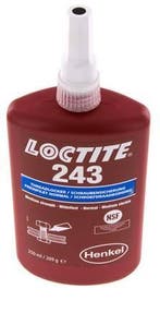 Loctite 243 Blauw 250 ml Draadlock, Verzenden, Nieuw