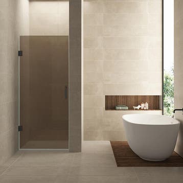 Wiesbaden Less Nisdeur - 80x200cm - 8mm Veiligheidsglas -, Doe-het-zelf en Verbouw, Sanitair, Ophalen of Verzenden, Nieuw, Glas