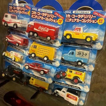 Collectie van memorabilia - Modelauto-set - Coca-Cola, Nieuw
