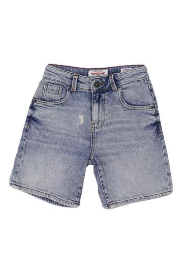 Vingino Korte broek Jongens in maat 128 Blauw, Verzenden, Nieuw, Vingino, Jongen of Meisje