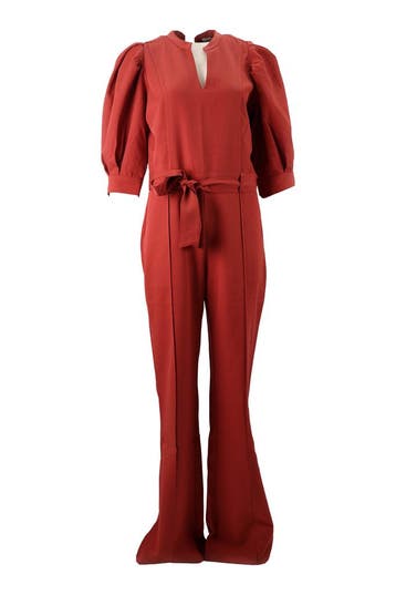 AAIKO Jumpsuit in maat S Rood, AAIKO, Verzenden, Zo goed als nieuw, Rood