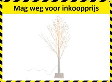 Svenska Living Kunstkerstboom 500 LED - 120 cm - IP44 - Wit, Verzenden, Nieuw