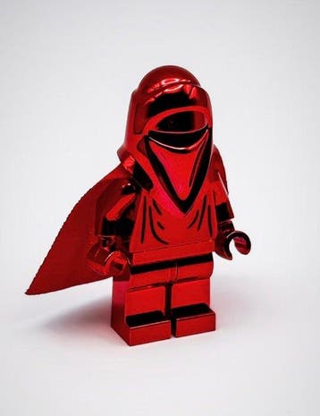 Lego Minifiguur - Star Wars - Lego Chrome Red Imperial Royal, Nieuw
