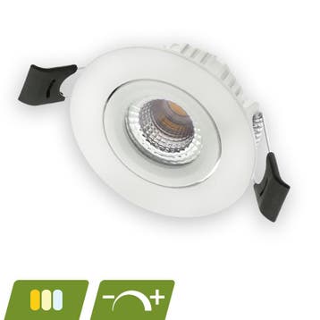 LED INBOUWSPOT | POLLUX | SLIM-FIT | 5W | DIM | WIT | CCT-S, Ophalen of Verzenden, Nieuw