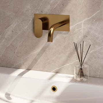 Brauer Gold Edition Inbouw Wastafelmengkraan met Gebogen, Ophalen of Verzenden, Nieuw