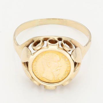 Ring - 14 karaat Geel goud, Nieuw