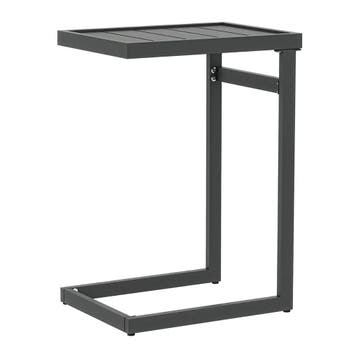 Outdoor bijzettafel Gaby staal 58x40x30 cm antracietgrijs [c, Verzenden, Nieuw