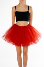 KIMU® Tutu Rood Tule Rokje M L 164 170 176 Rode Petticoat Ro, Kleding | Dames, Ophalen of Verzenden, Nieuw, Maat 38/40 (M), Carnaval