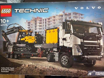 Lego Set - 42175 - Technic - Volvo FMX Truck & EC230, Nieuw