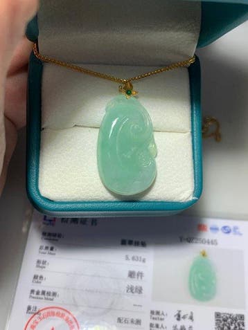 Jade - Metaal - Hanger