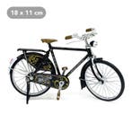 Miniatuur herenfiets classic zwart 18 x 11 cm, Kleding | Heren, Ophalen of Verzenden, Nieuw
