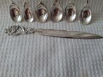 Lepel (7) - Zes antieke Zilveren Lepels, gemerkt met het, Antiek en Kunst