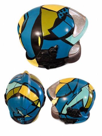 Cédric Lascours Reso (1975) - Casque Pompier