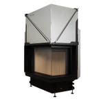 Inbouw Houtkachel Quattro 50 Rechts Glas Premium Edition, Huis en Inrichting, Kachels, Nieuw