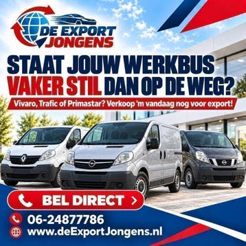 Opel Vivaro, Renault Trafic of Nissan Primastar verkopen?, Nieuw
