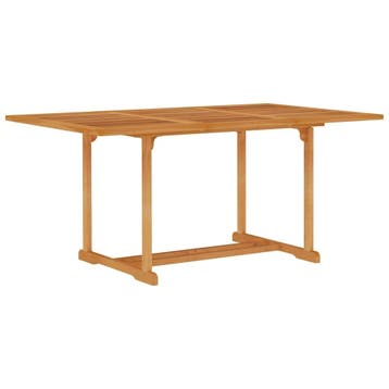 Eettafel Teak | Tweedekansje | OP=OP, Ophalen of Verzenden, Nieuw, Rechthoekig, Teakhout