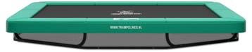 Rechthoekige Ingraaf Trampoline Magic Circle Pro Groen 214 x, Ophalen of Verzenden, Nieuw