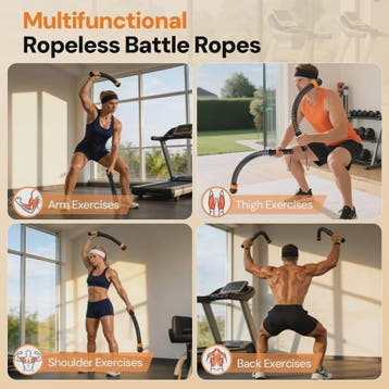 Draadloze Battle Rope Trainingssysteem - Full Body Workout &, Verzenden, Nieuw