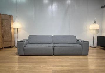 ZGAN Fest Amsterdam 3-Zits Bank Kvadrat Grijs, Design Bankstellen Fest Amsterdam, 250 tot 300 cm, 100 tot 125 cm, Driepersoons