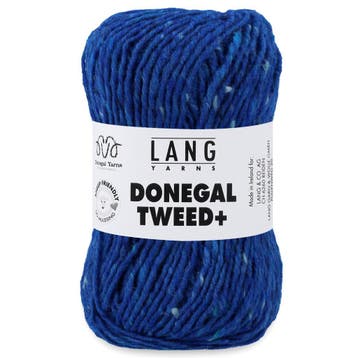 Lang Yarns Donegal Tweed+ - 06 Blauw - 100% Scheerwol (Mul, Ophalen of Verzenden, Nieuw