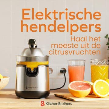 2dekans | KitchenBrothers Citruspers - Met Uitloop en, Ophalen of Verzenden, Zo goed als nieuw