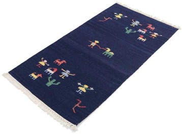 Kelim - Vloerkleed - 140 cm - 70 cm - Naturfarben, Nieuw