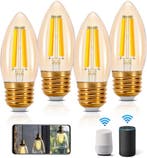 E27 LED lamp - Dimbaar - Filament lamp - 4,5W - 4 stuks - Ai, Verzenden, Zo goed als nieuw