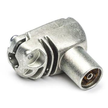 Coax connector - Technetix (Haaks, Vrouwelijk), Verzenden, Nieuw
