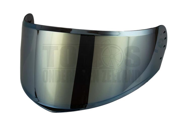 Helm Vito Systeemhelm Furio Vizier mirror / spiegel gold, Fietsen en Brommers, Brommerhelmen, Nieuw, Ophalen of Verzenden