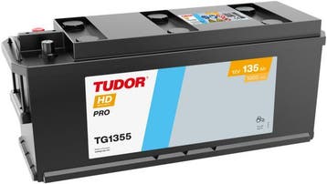 Tudor HD Pro accu | TG1355 | 12V 135Ah, Auto-onderdelen, Accu's en Toebehoren, Ophalen of Verzenden, Nieuw