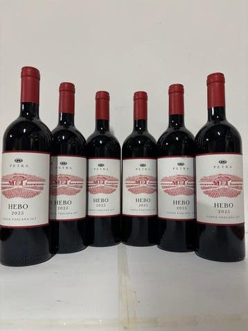 2025 Petra, Hebo - Toscane IGT - 6 Flessen (0.75 liter), Nieuw