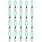 vidaXL Spanelastieken met haken 20 st 15 cm, Verzenden, Nieuw