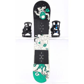 125 kinder snowboard BURTON LTR, black/grey/blue, woodcore,, Verzenden, Gebruikt