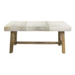 bank chalet koe grijs 95cm, Verzenden, Nieuw